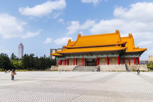Taipei, Taiwan 03 March 2023: National Concert Hall in Chiang Kai shek Memorial Hall in Taipei of Taiwan