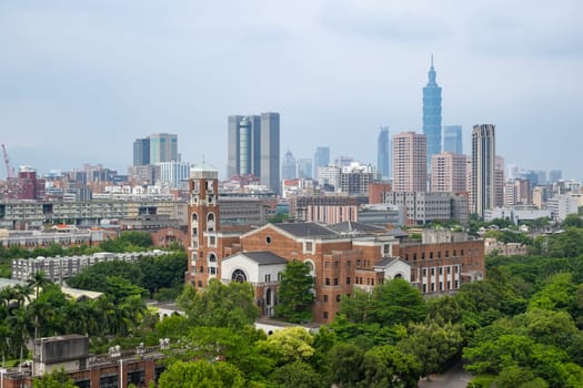 Taipei, Taiwan 12 May 2023: Taipei City skyline