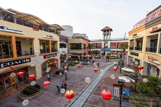 Kaohsiung 02 February 2024: SKM outlet park in Kaohsiung of Taiwan