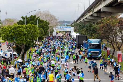 Taipei, Taiwan 25 February 2024: Standard Chartered Taipei Charity Marathon