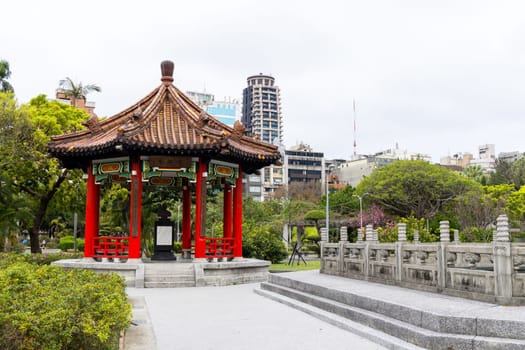 Taipei, Taiwan 25 February 2024: 228 Peace Memorial Park in Taipei city