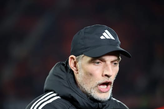Coach Thomas Tuchel (FC Bayern Munich) at the match of the 1st FBL: 23-24: 24. Sptg. SC Freiburg - FC Bayern Munich  DFL REGULATIONS PROHIBIT ANY USE OF PHOTOGRAPHS AS IMAGE SEQUENCES AND/OR QUASI-VIDEONann  Photo: Joachim Hahne/johapress