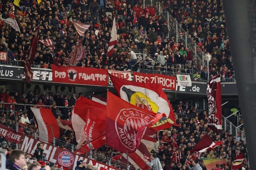 The Bayern fans saw a mixed game of their team in the match of the 1st FBL: 23-24: 24. Sptg. SC Freiburg - FC Bayern Munich  DFL REGULATIONS PROHIBIT ANY USE OF PHOTOGRAPHS AS IMAGE SEQUENCES AND/OR QUASI-VIDEONann  Photo: Joachim Hahne/johapress