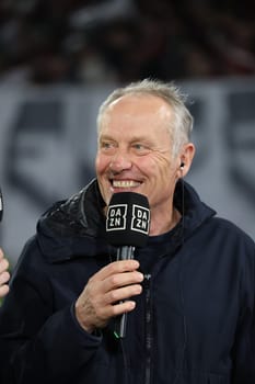 Coach Christian Streich (SC Freiburg) at the match of the 1st FBL: 23-24: 24. Sptg. SC Freiburg - FC Bayern Munich  DFL REGULATIONS PROHIBIT ANY USE OF PHOTOGRAPHS AS IMAGE SEQUENCES AND/OR QUASI-VIDEONann  Photo: Joachim Hahne/johapress