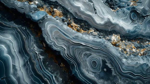 Geode rock texture, background and wallpaper. Neural network generated image. Not based on any actual scene or pattern.