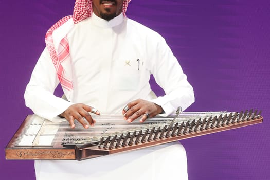 Qanun traditional arabic instrument