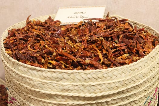 Dry chili peppers