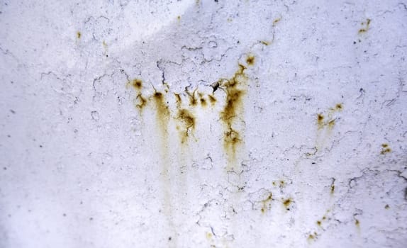 Detail of old metal wall damaged by time, dirt