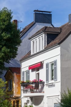 Terraced houses, residential buildings, Bremen, Germany