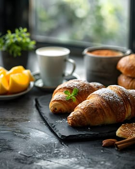 Breakfast Illustrations The professional placement of the food make it look delicious. Suitable for use in many presentations such as advertisements, magazines, blogs, teaching media, food menus.
