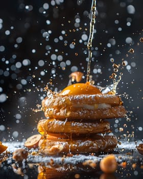Breakfast Illustrations The professional placement of the food make it look delicious. Suitable for use in many presentations such as advertisements, magazines, blogs, teaching media, food menus.