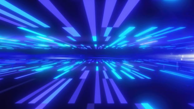 Cyber technology data space. Computer generated 3d render