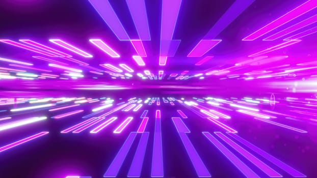 Cyber technology data space. Computer generated 3d render