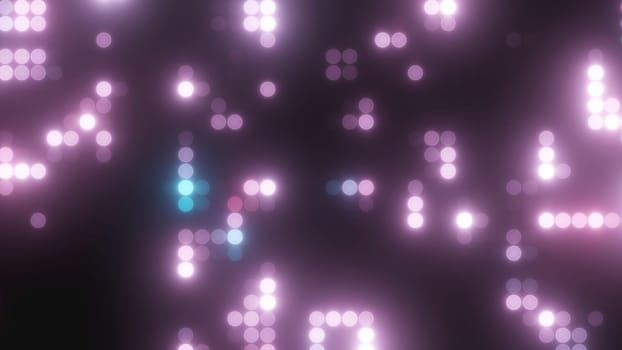 Abstract digital dots. Computer generated 3d render