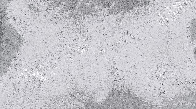 Background grunge grey texture with white spots and raised particles on the surface close-up
