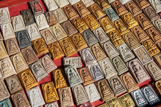 a Thai Amulet market in the city centre of Udon Ratchathani and Province Ubon Ratchathani in Thailand.  Thailand, Ubon Ratchathani, November, 25, 2023