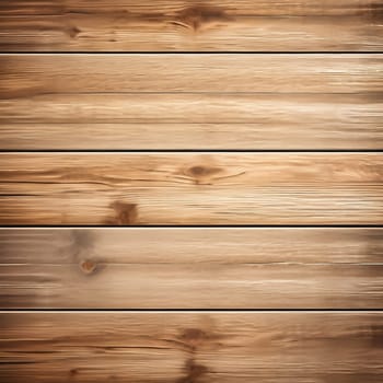 Wooden floor made of natural wood. Also as a background. Planks lined up against each other. AI generated image