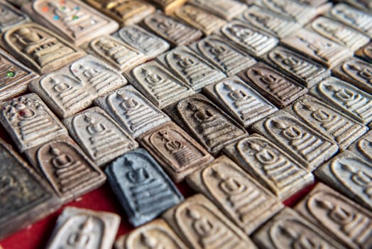 a Thai Amulet market in the city centre of Udon Ratchathani and Province Ubon Ratchathani in Thailand.  Thailand, Ubon Ratchathani, November, 25, 2023