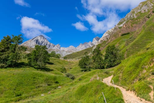 Massif of Las Ubinas between Asturias and Leon. In the Natural Parks of Las Ubinas-La Mesa in Asturias and the Natural Park of Babia y Luna in Leon, Spain