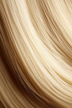 Light Waves.Golden blonde hair with a silky wavy texture.Ideal for advertising salon services