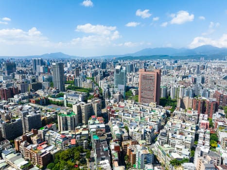 Taipei, Taiwan 28 September 2023: Taipei city downtown