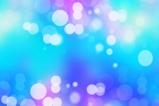 Abstract blurred fresh vivid spring summer light delicate pastel pink blue white bokeh background texture with bright circular soft color lights. Beautiful backdrop illustration.