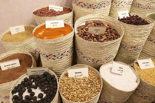 Bags of dry food