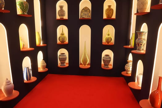 A collection of Arabic vases