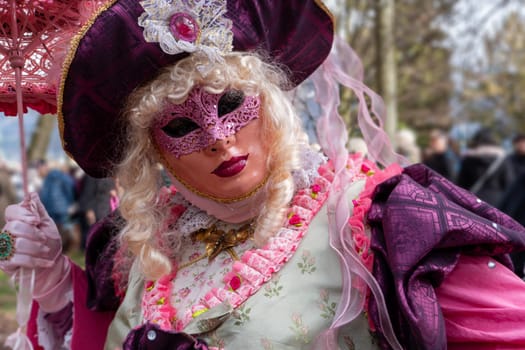 the Venitian carnival in Annecy, France