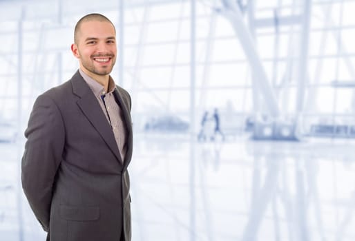 young business man portrait at the office