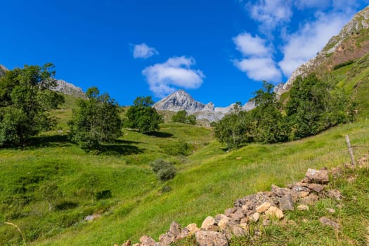 Massif of Las Ubinas between Asturias and Leon. In the Natural Parks of Las Ubinas-La Mesa in Asturias and the Natural Park of Babia y Luna in Leon, Spain
