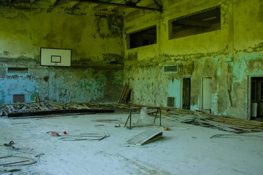 Pripyat, the exclusion zone of the Chernobyl disaster.