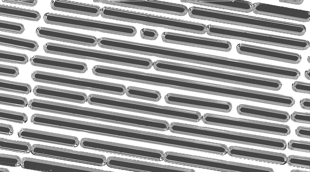 Gray thick dotted lines on a white background metallic color