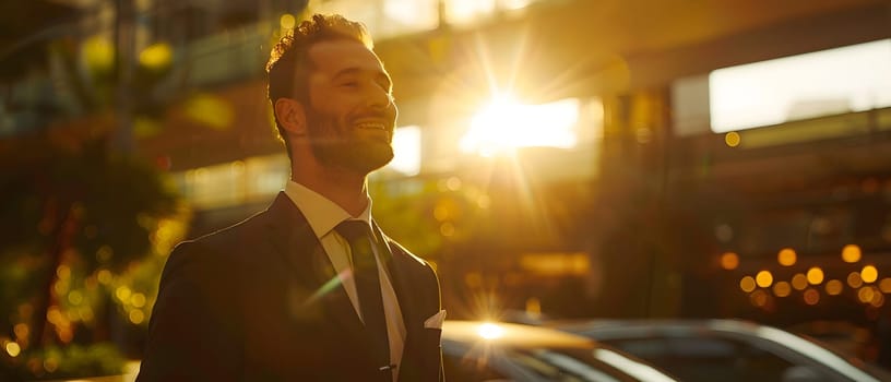 The receptionist stood with a sincere, confident smile in front of the hotel. It is the first thing that creates an impression on guests staying at this hotel which is the first basis of service work.