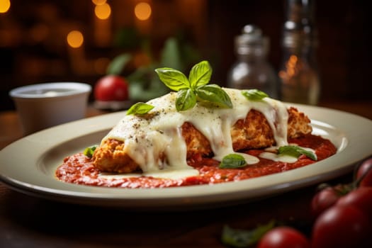 Aroma and sizzle of freshly baked chicken. Generative AI