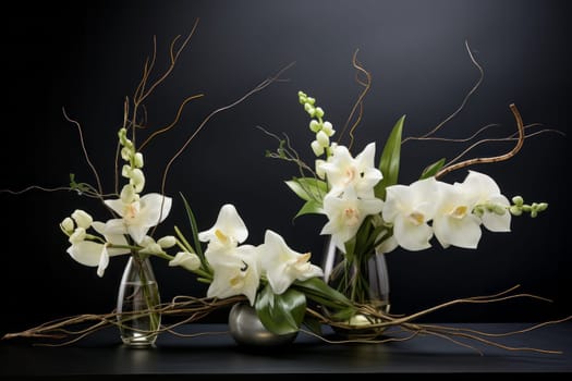Tranquil Flower Inspired Designs. Generative AI