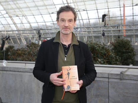 deutscher Schauspieler Jörg Hartmann auf der Leipziger Buchmesse 2024 am 21.03.2024
