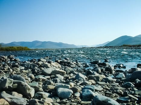 The nature of Chukotka, the landscape of Chukotka, the beauty of northern nature.