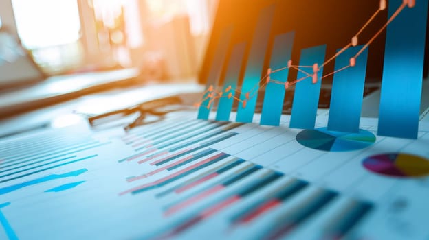 In this image, we delve into the realm of financial management, where audits and strategic analyses are paramount. A graphical representation of data showcases insights into accounting, marketing, and economic trends, guiding decisions for optimal investment, research, and profit generation.
