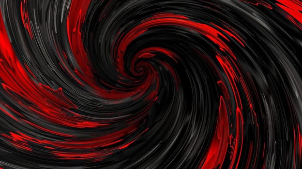 Witness the captivating allure of intertwining black and red hues, as fingers craft intricate swirls in an abstract tapestry of movement and emotion. This mesmerizing composition invites you to explore the dynamic interplay of color and form.