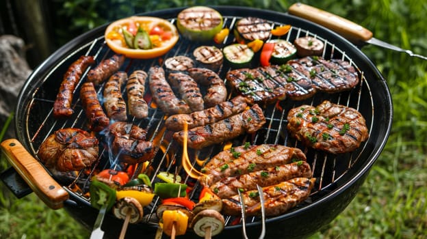 Indulge in the delights of a summertime BBQ party, where friends and family gather for a joyous afternoon of sizzling meats on the grill. Feel the warmth of the sun and the aroma of delicious food as laughter fills the air, making weekends memorable.