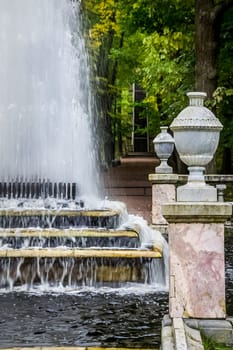 Architecture in Petergof, intercity municipality as part of the Petrodvorets district of the city of federal significance St Petersburg