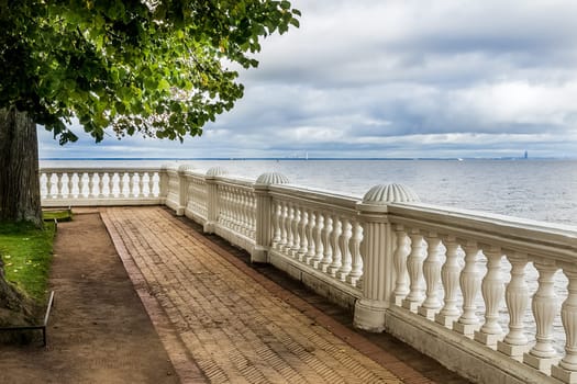 Architecture in Petergof, intercity municipality as part of the Petrodvorets district of the city of federal significance St Petersburg