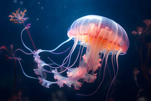 marco medusa jellyfish with translucent bell