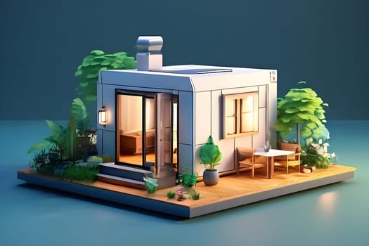 eco friendly tiny house concept