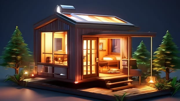eco friendly tiny house concept