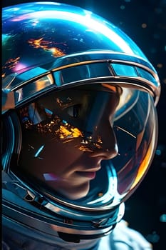 astronaut stationed on the moon