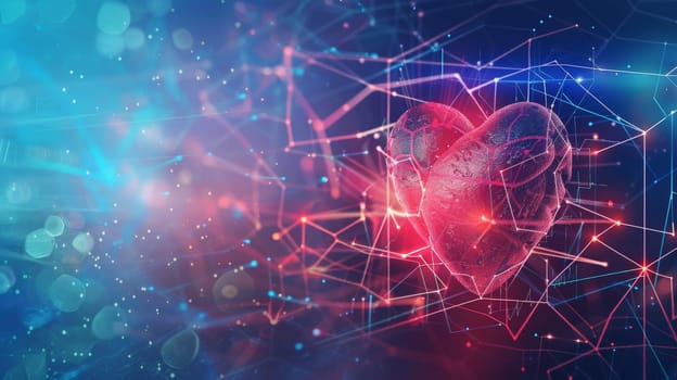 Immerse yourself in the world of cutting-edge medical technology with this captivating image of a pulsating heart set against a backdrop of futuristic medical equipment. Illustrating the intersection of healthcare services and advanced medical technology, this image embodies the essence of modern healthcare innovation.