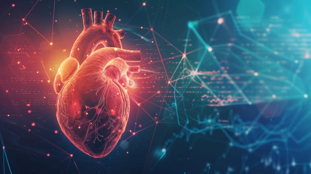 Immerse yourself in the world of cutting-edge medical technology with this captivating image of a pulsating heart set against a backdrop of futuristic medical equipment. Illustrating the intersection of healthcare services and advanced medical technology, this image embodies the essence of modern healthcare innovation.
