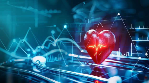Immerse yourself in the world of cutting-edge medical technology with this captivating image of a pulsating heart set against a backdrop of futuristic medical equipment. Illustrating the intersection of healthcare services and advanced medical technology, this image embodies the essence of modern healthcare innovation.